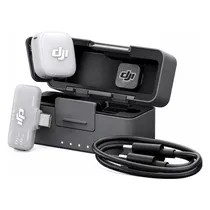 Microfone Lapela Dji Mic Mini 2 Sem Fio para Smartphone - Preto (1 TX + 1 Mobile RX + Charging Case)
