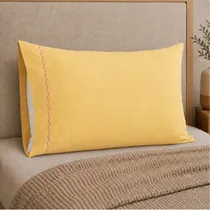 Funda de Almohada Simple Zhome 0.50X0.70CM - Yellow