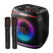 Caixa de Som JBL Partybox Encore 2 Plus - 100W - Bluetooth/USB-C/Aux - com 2 Microfones - 5.25" - Preto