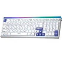 Teclado Aula HERO99 Mec Wireless RGB SW/White Blue 504562