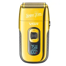 Barbeador VGR V-332 Recarregável Dourado