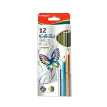 KR971756 Lapices de Colores Metalicos de 12 Unidades