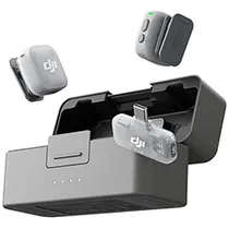 Micrófono Dji Mic Mini 2 Wireless / 2TX + 1 Mobile RX - Gris (Anatel)
