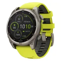 Smartwatch Garmin Fenix 8 010-02906-20 47MM Solar Saphire - Titanium/Black Yellow