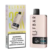 Pod Descartável Elf Bar TE30K Banana Coconut Ice