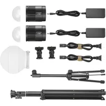 Kit LED Godox Litemons LC-30D-K2 + Disfusor + 2 TriPodes