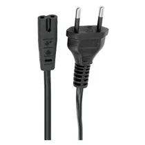 Cabo de Força HLD Bipolar para Notebook - Preto