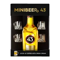 Kit Licor 43 Original 1 Garrafa + 4 Mini Copos 700ML
