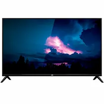 TV Smart JVC LT-65KM748 65" Ultra HD / 4K / Qled / Google TV - Preto