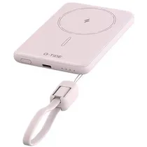 Cargador Portátil Wireless G-Tide Slim 01 5.000 Mah Salida USB-C – Pink
