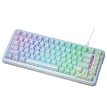 Teclado Wir Attack Shark X82 Pro He RGB Magnetic Switch White Contour