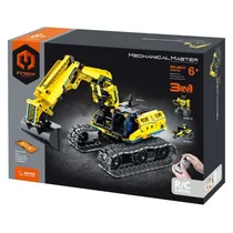 Im.Master Block Kit Robot Excavator Yellow RC Controle 430PCS 8037