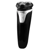 Barbeador Elétrico Coby CY3370-8111 - Úmido/Seco - Recarregável/USB - Preto