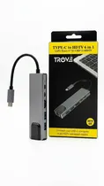 Trove Hub USB-C 6 En 1 USB/USB-C/HDTV/Lan