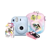 Kit Cámara Instantánea Fuji Instax Mini 12 Blue