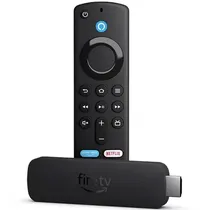 Adaptador Multimídia Amazon Fire Stick - 4K - Wi-Fi/Bluetooth - Preto
