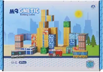 Cubos Magnéticos de Construção Magnetic Building Cubes Chuang Huang - CH1432 (67 Pçs)