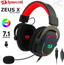 Auricular Headset Redragon Zeus X H510-RGB / 7.1 Surround / RGB