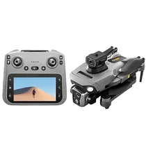 Drone K19 Max GPS Controle Remoto com Tela - Cinza
