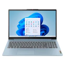 Notebook Lenovo Ideapad Slim 3I Intel N150 8GB Ram 128GB Ufs Tela 15.6" Full HD Windows 11 Inglês Azul - 83L7002MUS