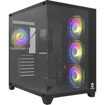 Gabinete Gamer Satellite Case ATX Mid Tower (K896) - Preto