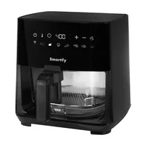 Smartfy Freidora Airfry AF04B Dig 4.5L 1350W c/Vidrio 220V/50HZ Negro