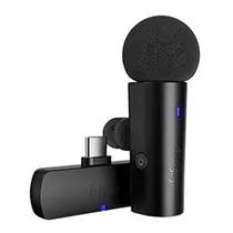 Microfone Fifine M6 Wireless para Smartphones - Preto