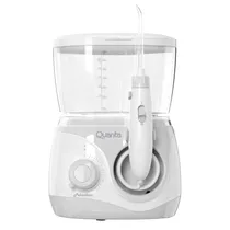 Irrigador Bucal Quanta Pulseclean QTIMP318 com 10 Níveis de Pressão Bivolt 600 ML - Branco/Cinza