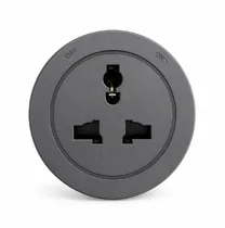 General Adaptador Enchufe Universal Grey Blue Light