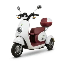Triciclo Elétrico Smart Wheel Cute 1000W 48V/20AH Cristal Red No Paraguai