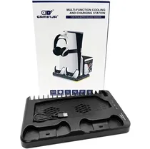 Base de Carregamento Gaminja P58 Multifuncional para Playstation 5 - Preto