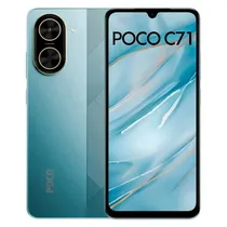Celular Xiaomi Poco C71 64GB 4GB Ram Dual Sim Tela 6.88" - Azul (Global)
