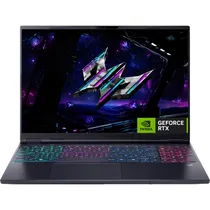 Notebook Acer Predator Helios Neo 16S PHN16S-71-91AW Intel Core Ultra 9-275HX/ 16 Oled/ 16GB/ 1TB SSD/ WINDOWS11/ Nvidia Geforce RTX5060 8GB/ Black