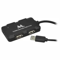 Hub 4 Portas Mtek HB-420 4 USB2.0 Negro