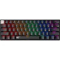 Teclado Gamer Havit KB903L 60% Mecânico RGB - Preto (Inglês)