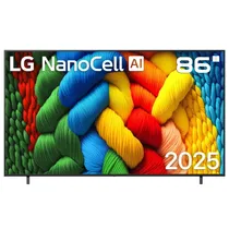 Smart TV LED LG 86" Nanocell Ai 86NANO80ASA 4K Ultra HD