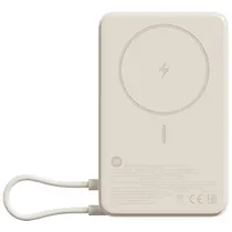 Carregador Portátil Xiaomi Magnetic WPB1007Z 10000MAH / USB-C - Bege (BHR08PBGL)