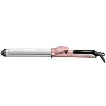Modelador de Cabelo Mondial Juliette MC-JU-01 de 28 MM 220 °C Bivolt - Rosa/Prata