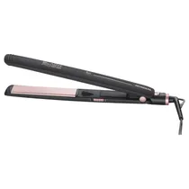 Prancha Alisadora Mondial Black Rose P-27 com 220ºC/35W/Bivolt - Preto/Rosa