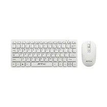 Teclado Con Mouse FTX FTXGK03 Wireless White