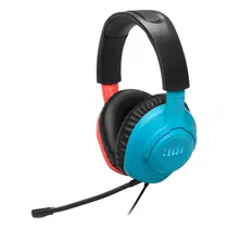 Fone JBL Quantum c/Mic. 100N c/Fio Blue/Red