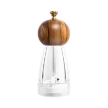 Moledor de Pimienta Life Home MCT-4134 17 CM Marrón Oscuro - Transparente