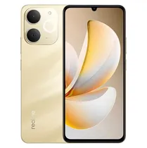 Celular Realme Note 70 RMX5313 256GB 4GB Ram Dual Sim Tela 6.74" 50MP - Dourado (Anatel)