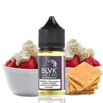 BLVK 30ML Salt Gold Strawberry Cream 35MG Branco