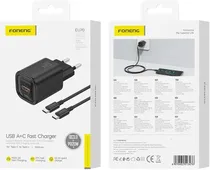 Foneng Charge Kit EU70 C-C 20W Black
