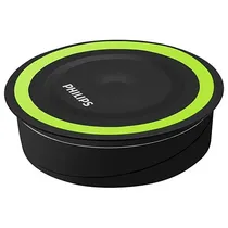 Carregador Wireless Philips DLP9115 10 Watts para Smartphones - Preto/Verde