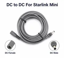 Cabo de Alimentação Starlink 18AWG DC-DC Maho/Fêmea 3 MT
