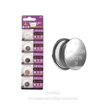 Batería Tianquiu Pastilla CR1216 Litio 3V 5PCS 682283