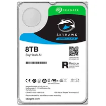 Hard Disk Interno para Sistema de Vigilância NVR Seagate Skyhawk Ai Surveillance 8TB 3.5" 7200 RPM - ST8000VE001