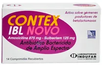 Contex Ibl Novo Amoxicilina 875MG (14 Comprimidos)